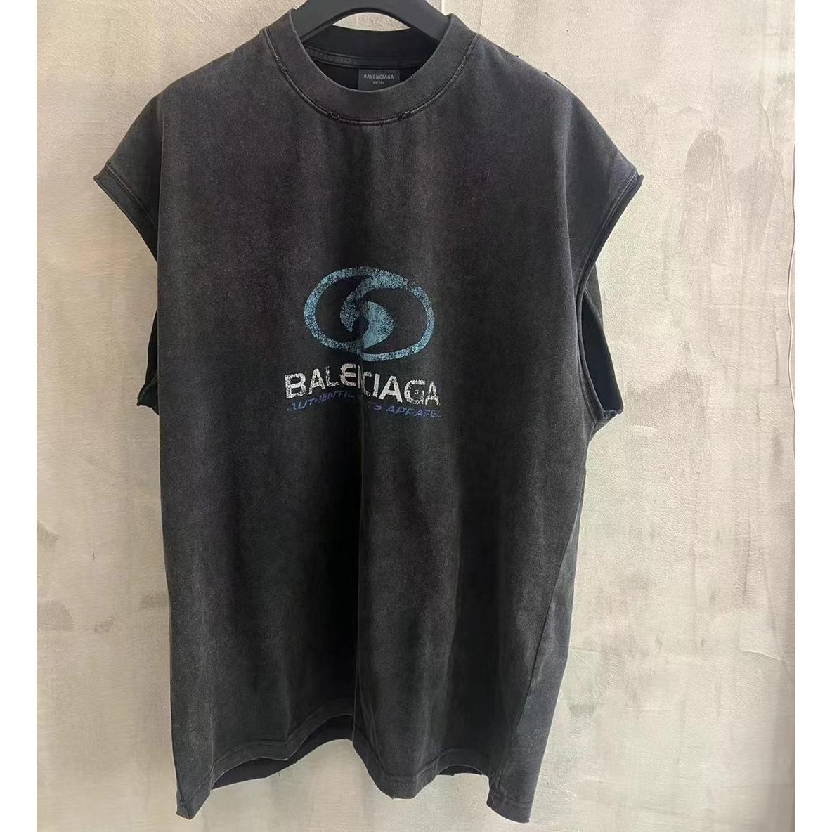 Balenciaga Surfer Graphic-print Cotton Vest - DopestKickz