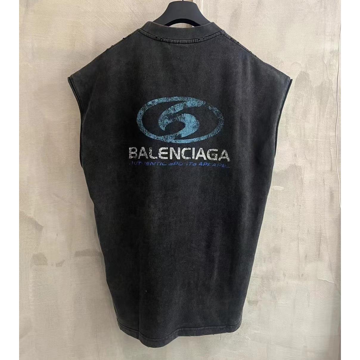 Balenciaga Surfer Graphic-print Cotton Vest - DopestKickz