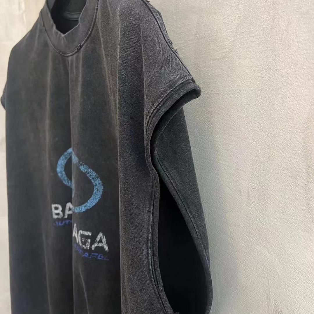 Balenciaga Surfer Graphic-print Cotton Vest - DopestKickz
