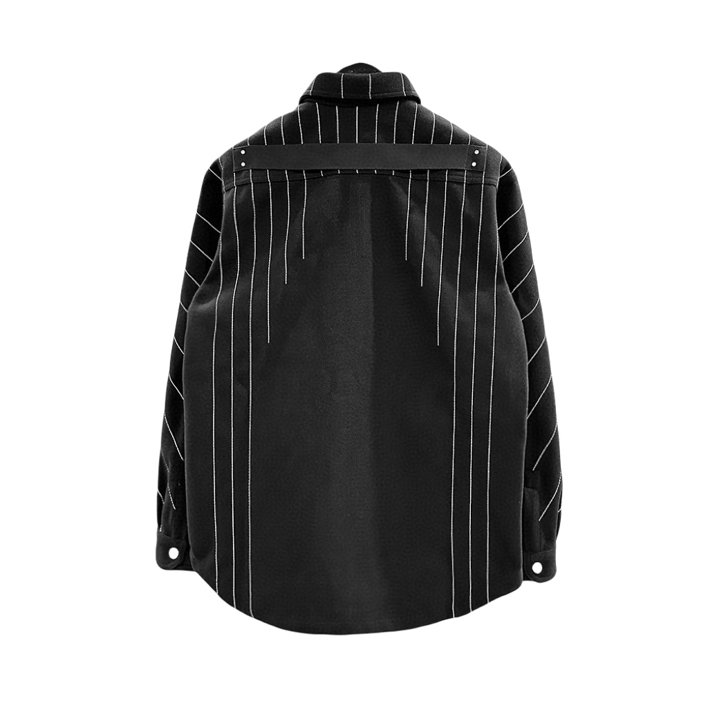Rick Owens Oversized Outershirt Boiled Wool Radiance - DopestKickz