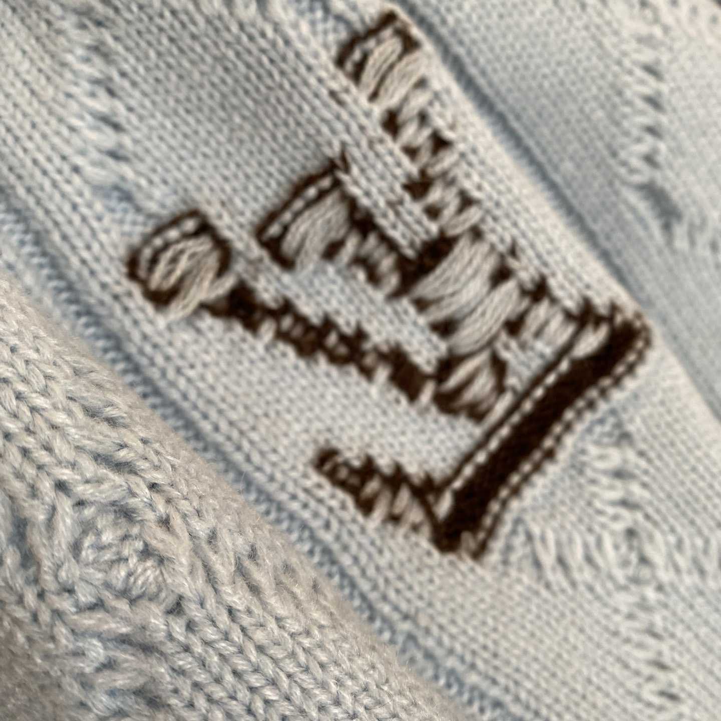 Louis Vuitton Cable-Knit Wool And Mohair V-Neck Pullover   1AFPYY - DopestKickz