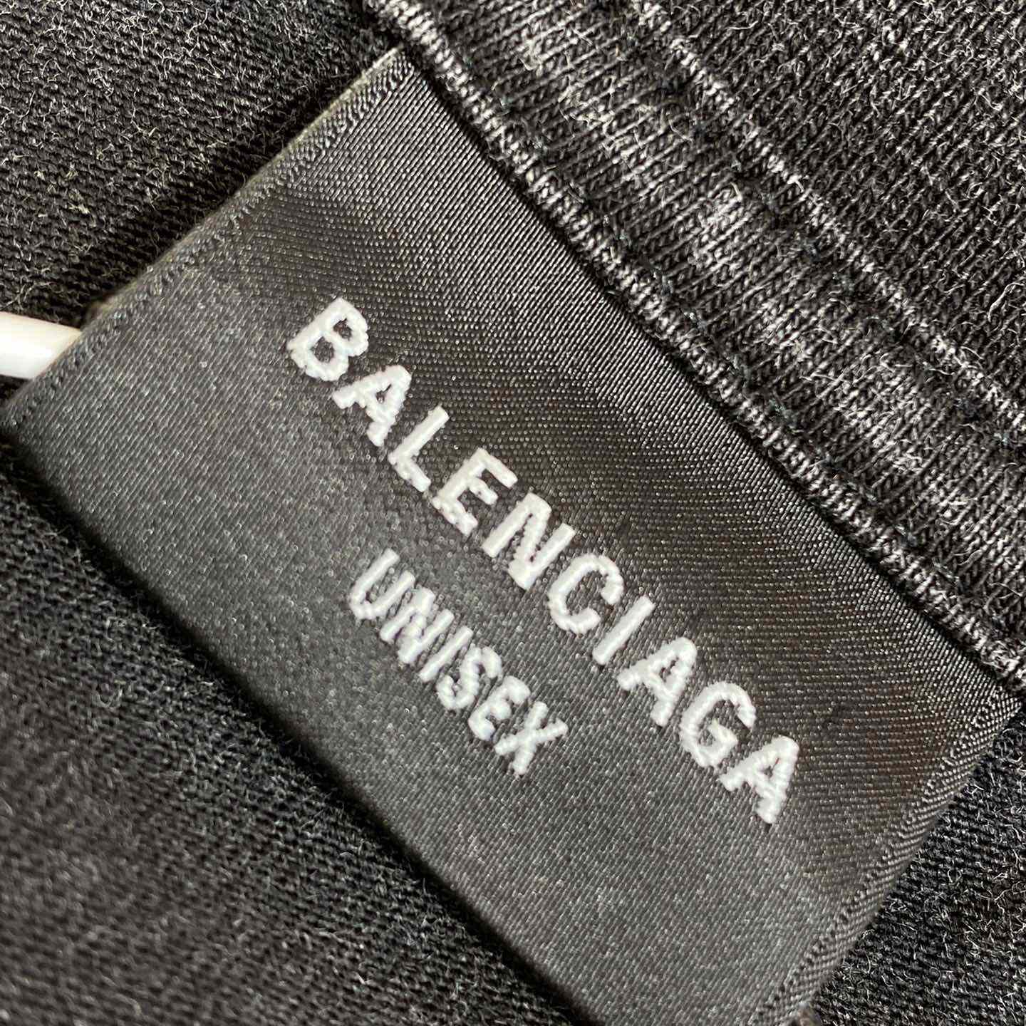 Balenciaga Belleville T-Shirt Oversized In Washed Faded Black - DopestKickz