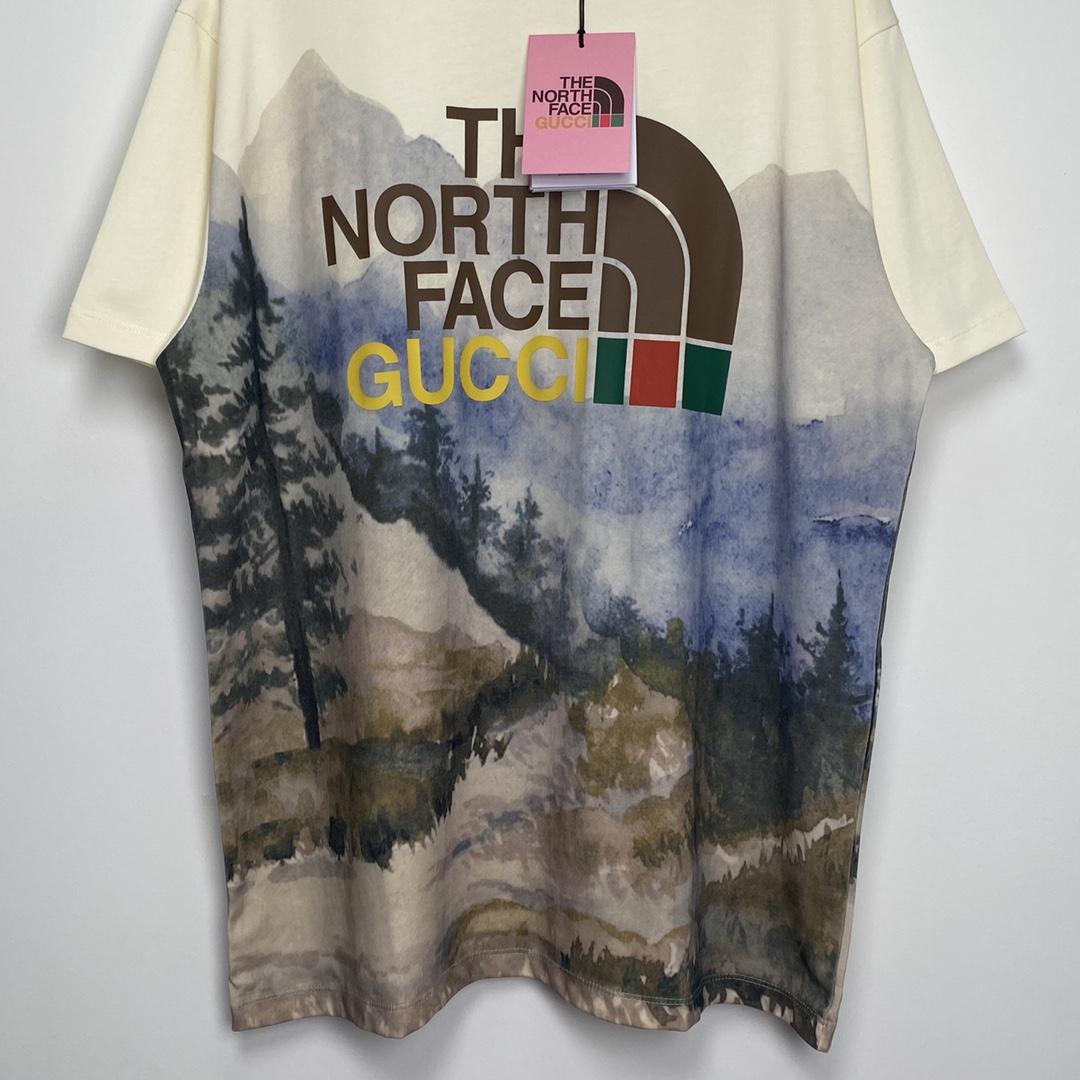 Gucci x The North Face Cotton Jersey T-shirt - DopestKickz