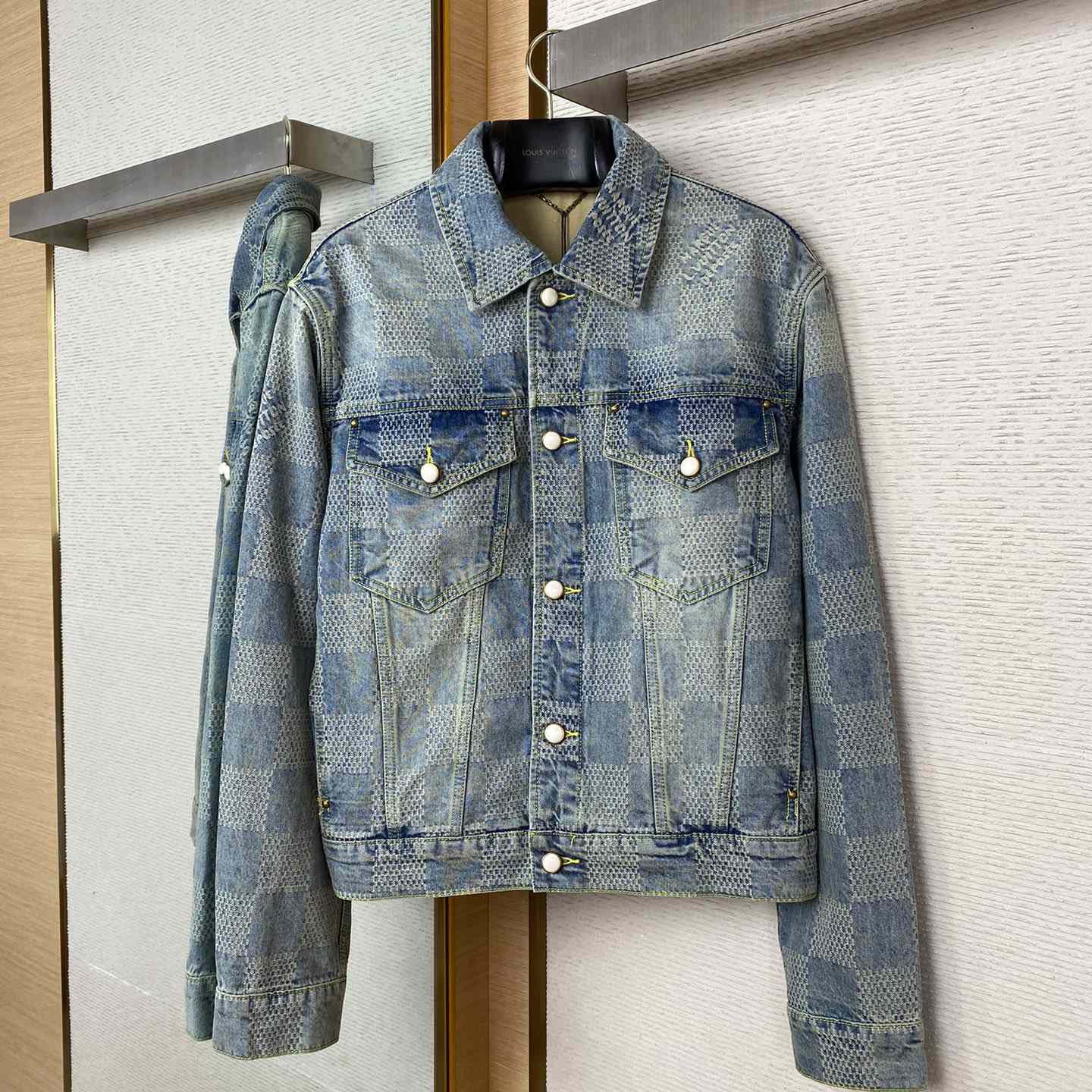 Louis Vuitton Damier Denim Jacket - DopestKickz