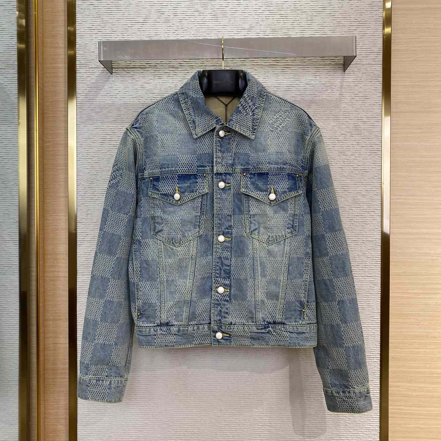 Louis Vuitton Damier Denim Jacket - DopestKickz