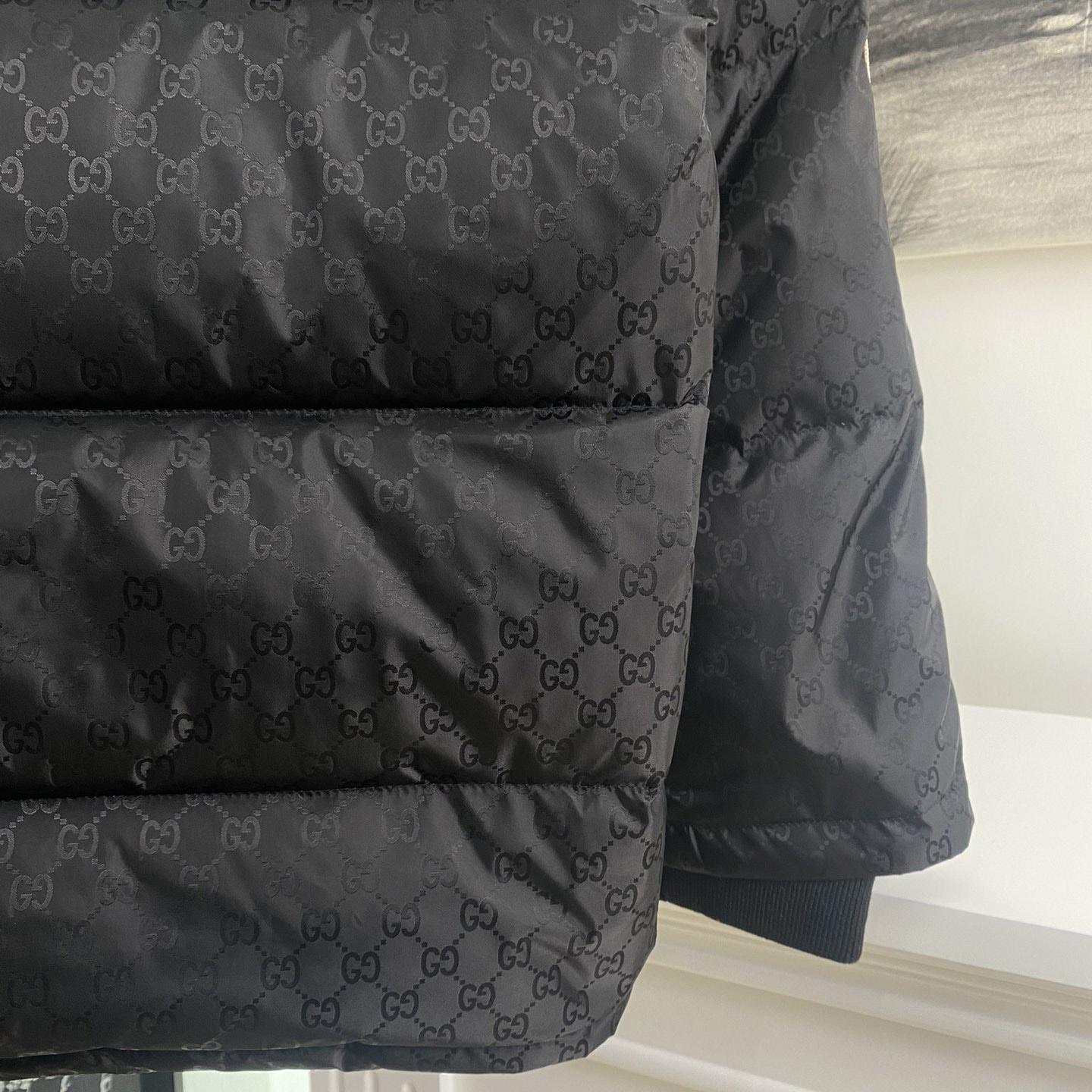 Gucci GG Nylon Jacquard Jacket With Web - DopestKickz