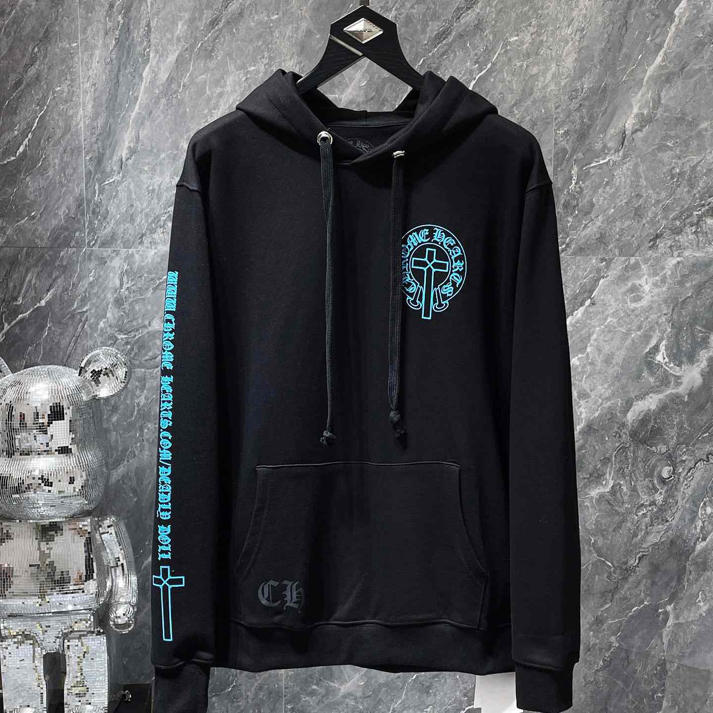 Chrome Hearts Chomper Black Hoodie - DopestKickz