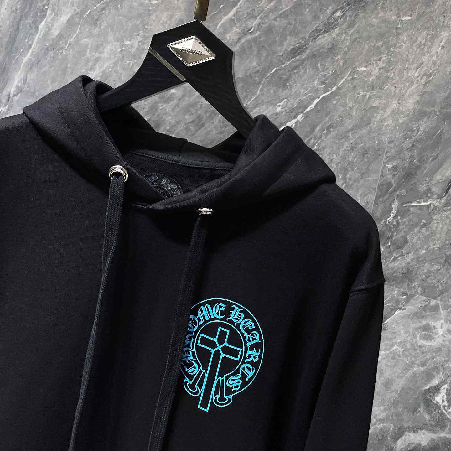 Chrome Hearts Chomper Black Hoodie - DopestKickz