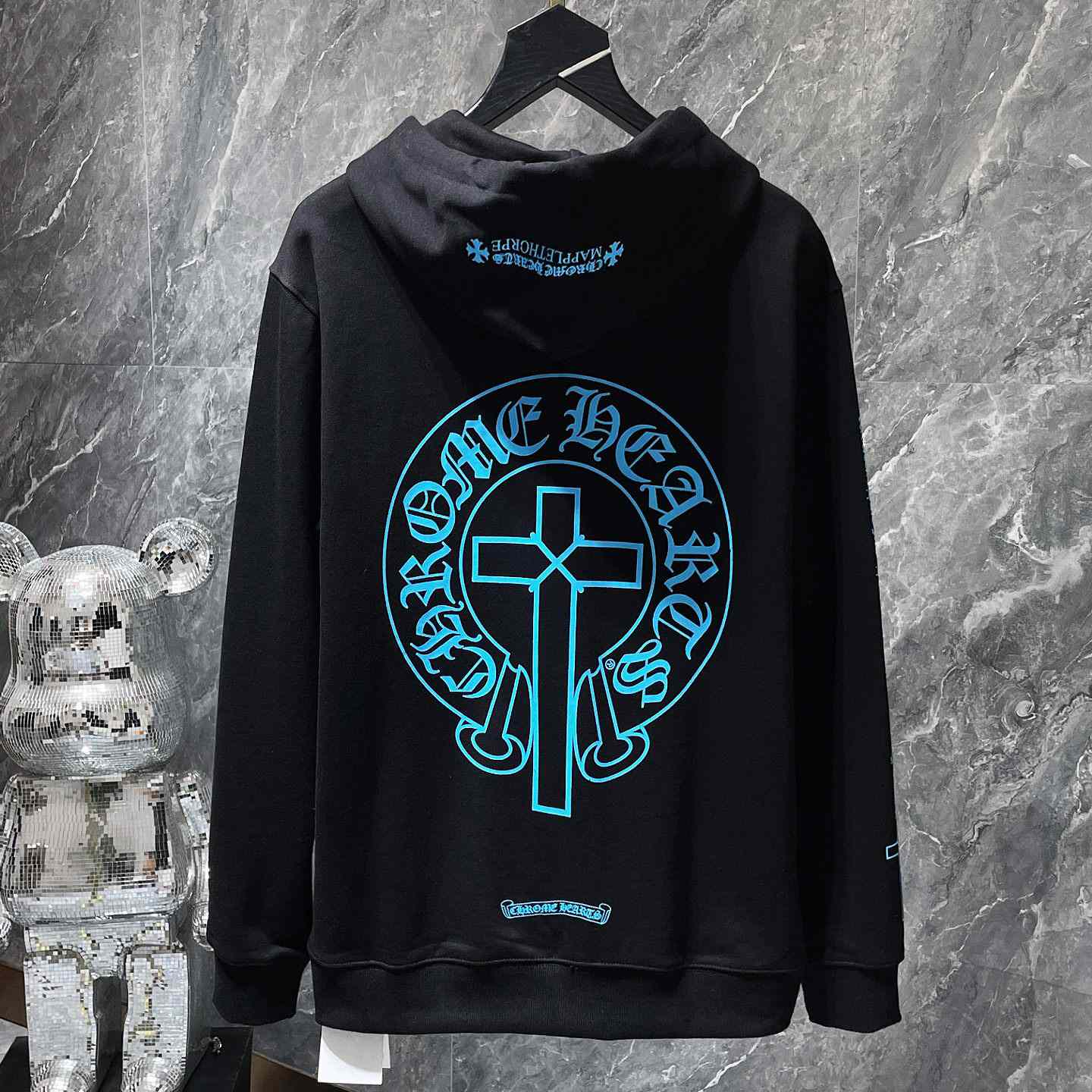 Chrome Hearts Chomper Black Hoodie - DopestKickz