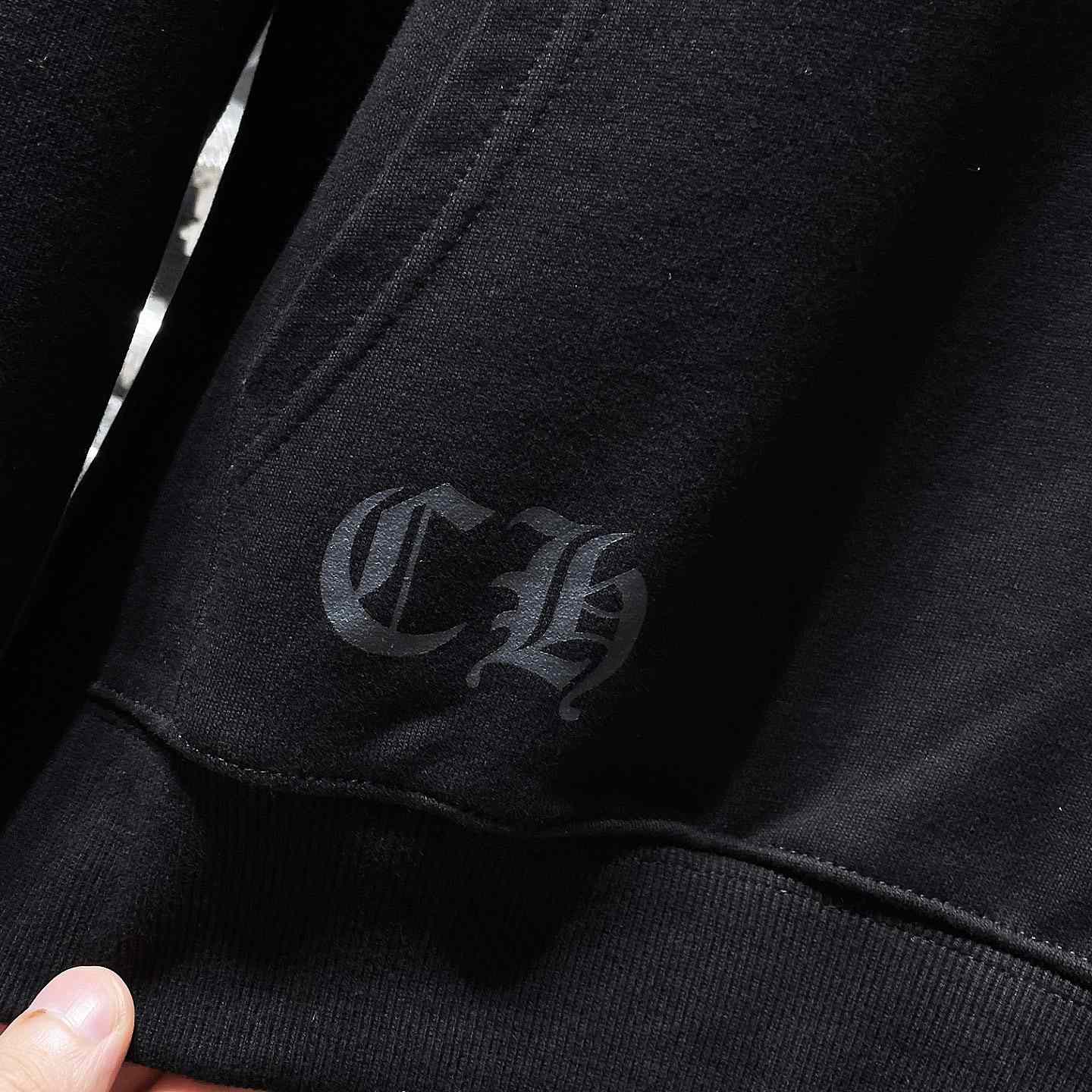 Chrome Hearts Chomper Black Hoodie - DopestKickz