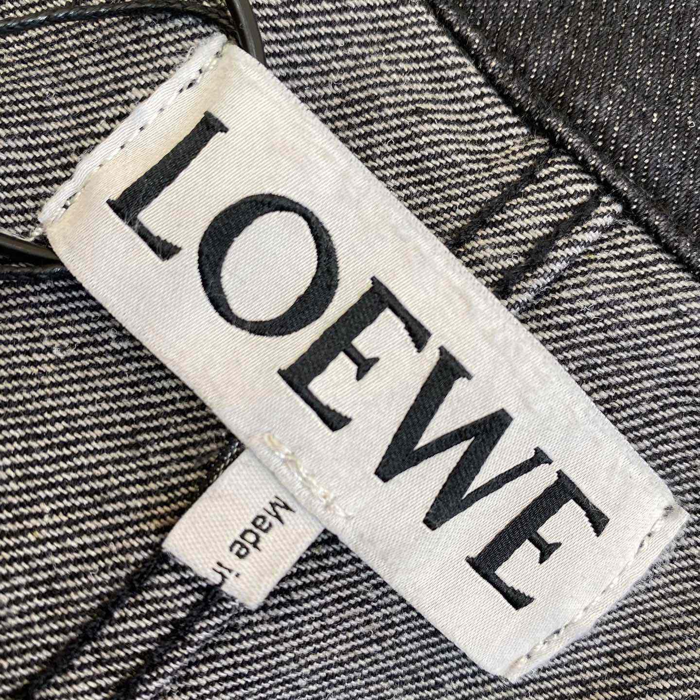 Loewe Button-Up Workwear Denim Jacket - DopestKickz