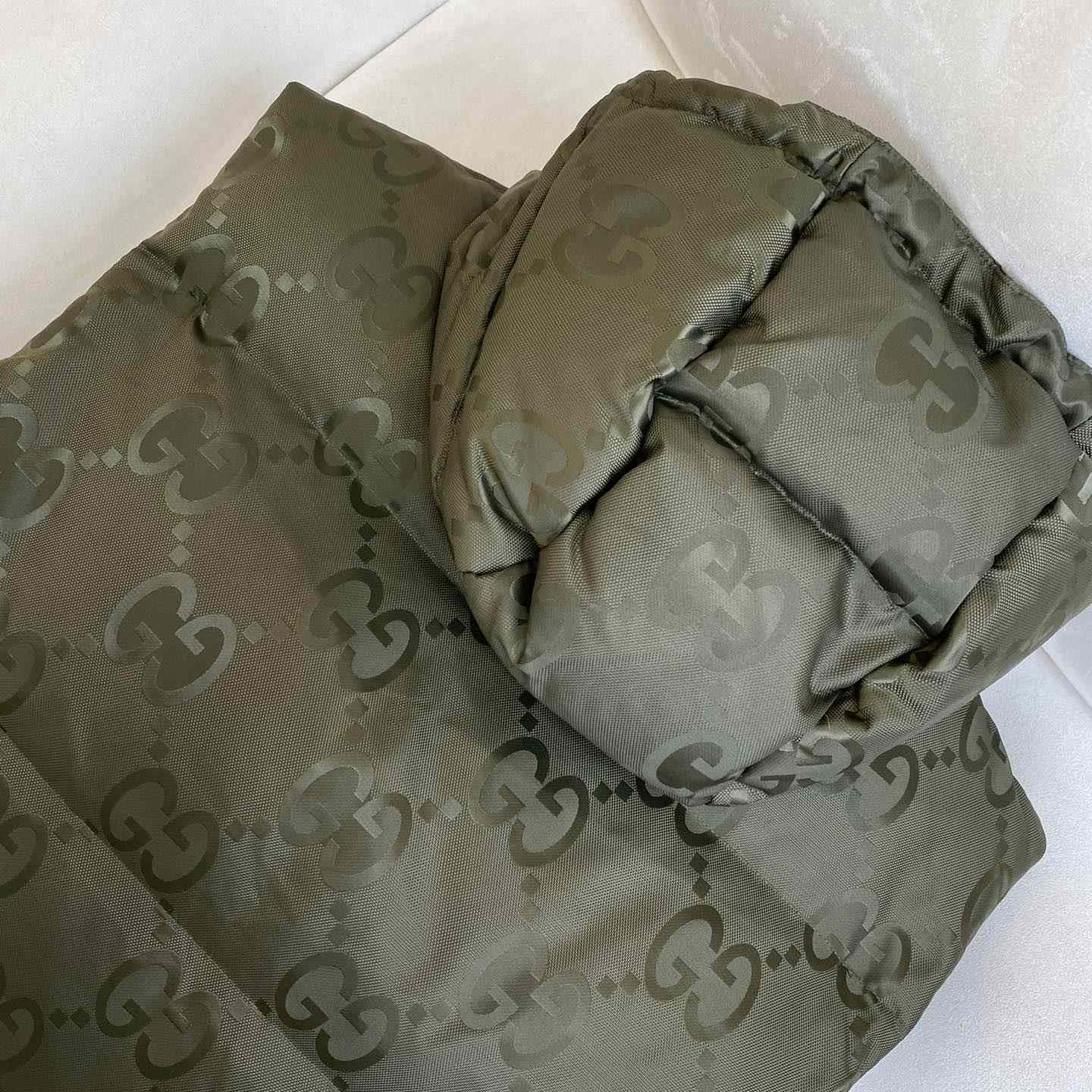 Gucci Jumbo GG Canvas Down Vest - DopestKickz
