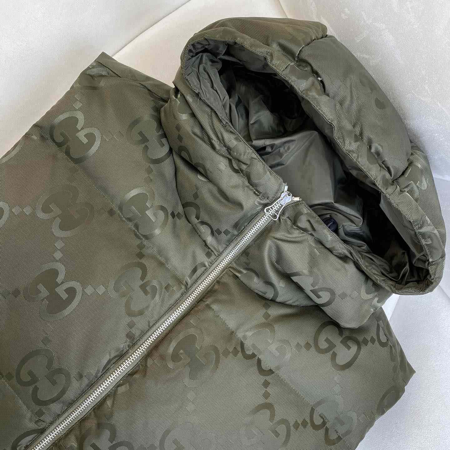 Gucci Jumbo GG Canvas Down Vest - DopestKickz