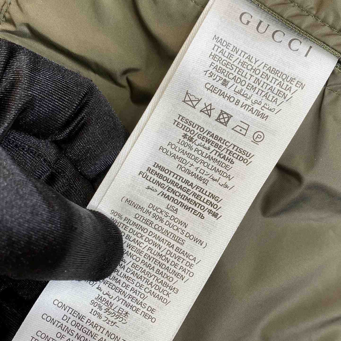 Gucci Jumbo GG Canvas Down Vest - DopestKickz