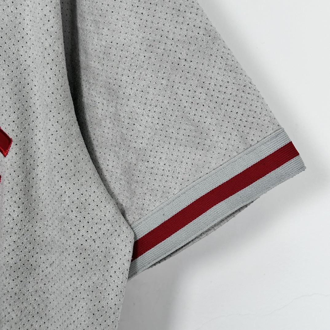 Supreme Ultrasuede Mesh Baseball Jersey - DopestKickz