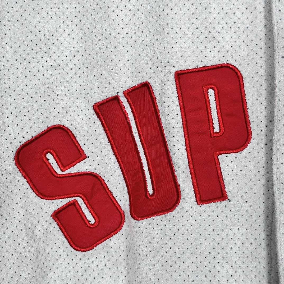 Supreme Ultrasuede Mesh Baseball Jersey - DopestKickz
