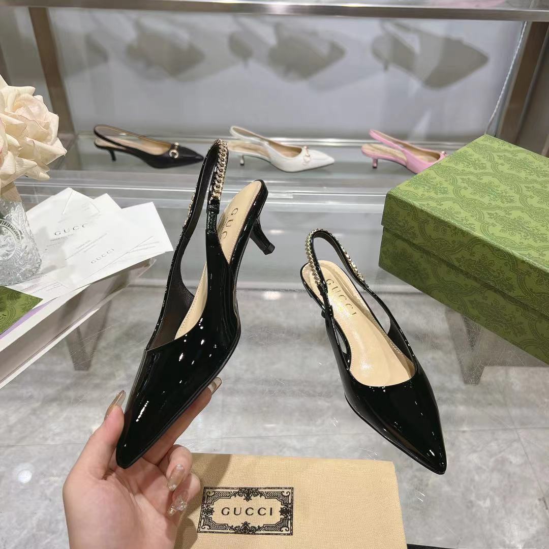 Gucci Signoria Slingback Pump - DopestKickz