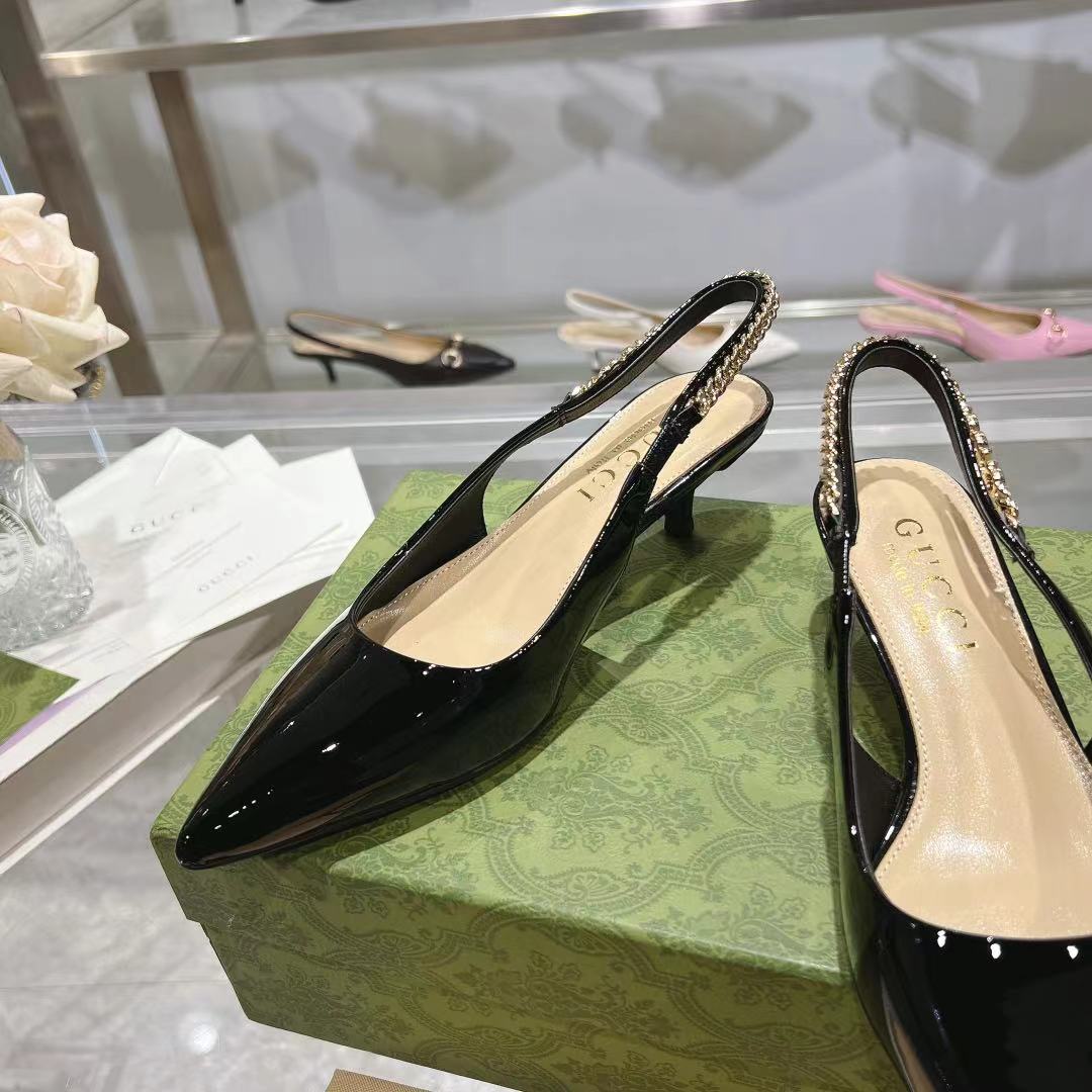 Gucci Signoria Slingback Pump - DopestKickz