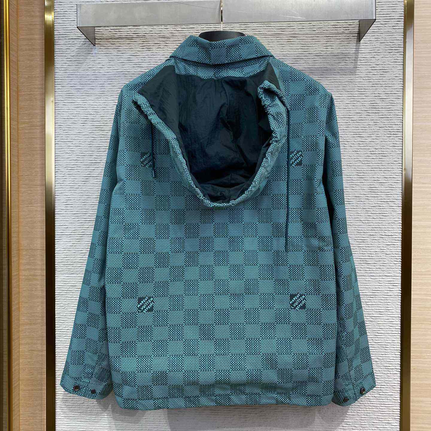 Louis Vuitton Printed Nylon Hooded Windbreaker  1AFQD4 - DopestKickz
