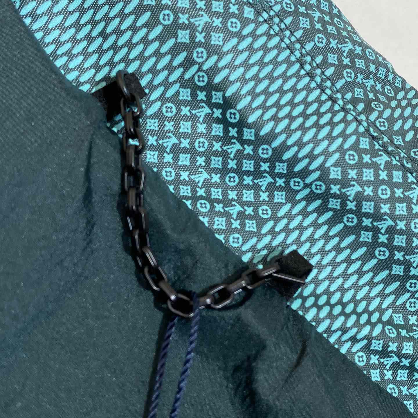 Louis Vuitton Printed Nylon Hooded Windbreaker  1AFQD4 - DopestKickz