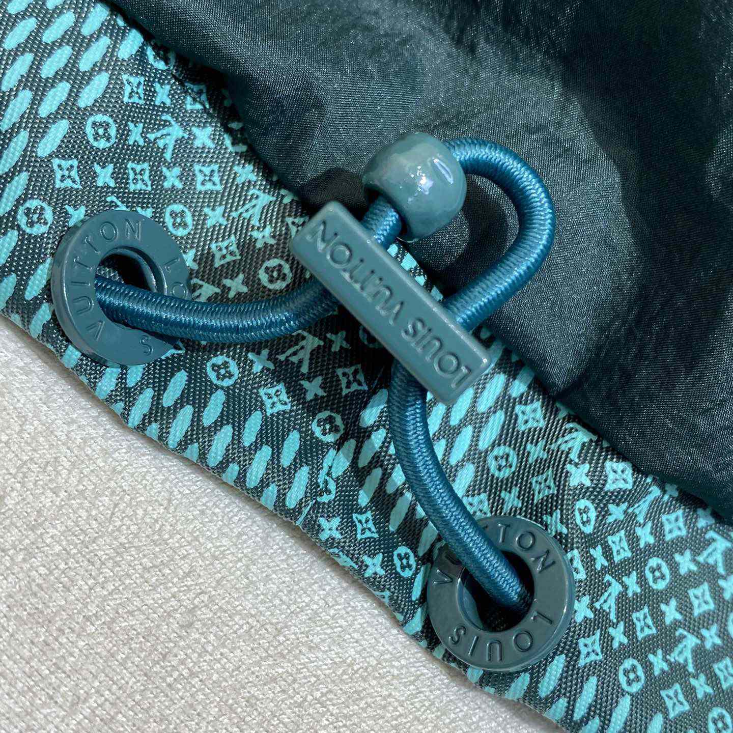 Louis Vuitton Printed Nylon Hooded Windbreaker  1AFQD4 - DopestKickz