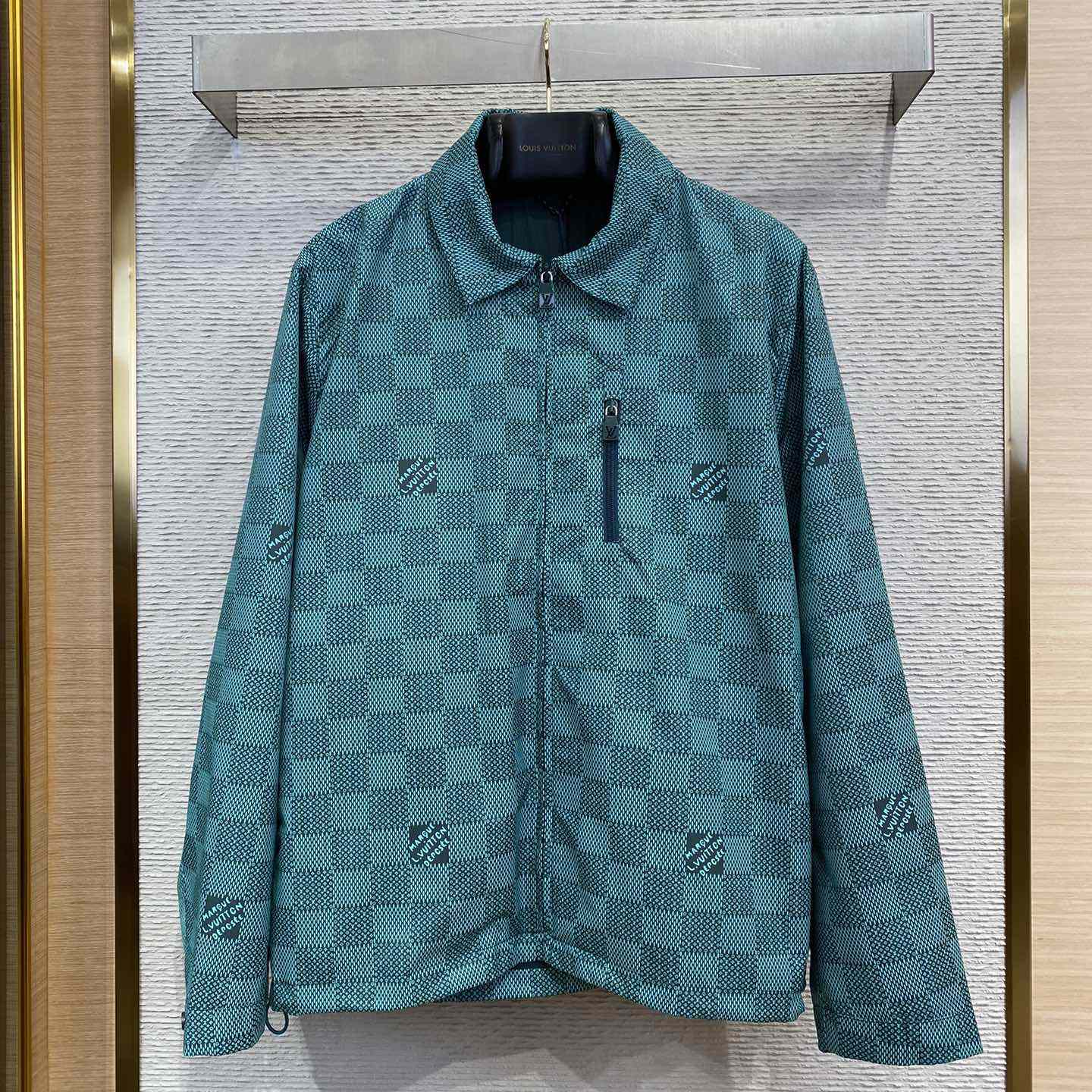 Louis Vuitton Printed Nylon Hooded Windbreaker  1AFQD4 - DopestKickz