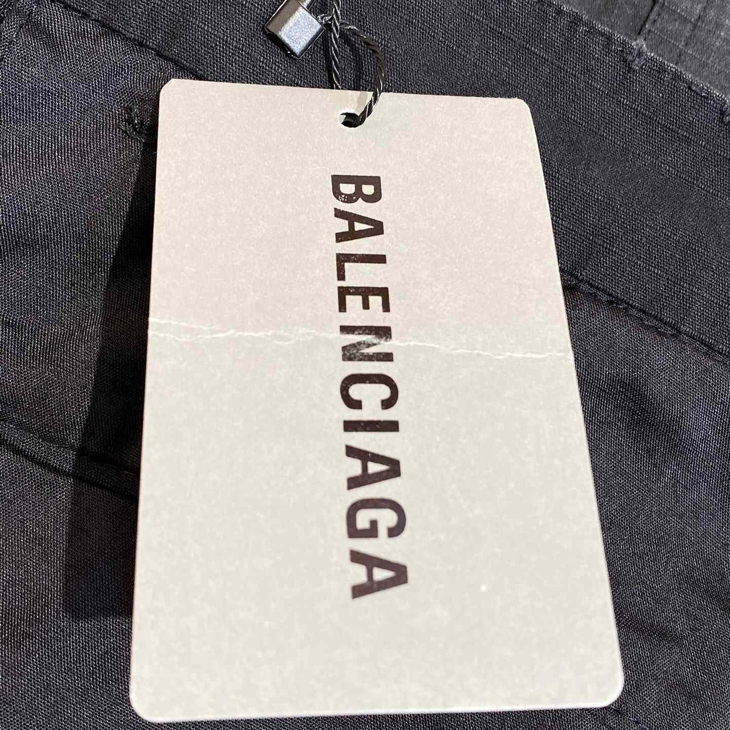 Balenciaga Large Cargo Pants In Black - DopestKickz