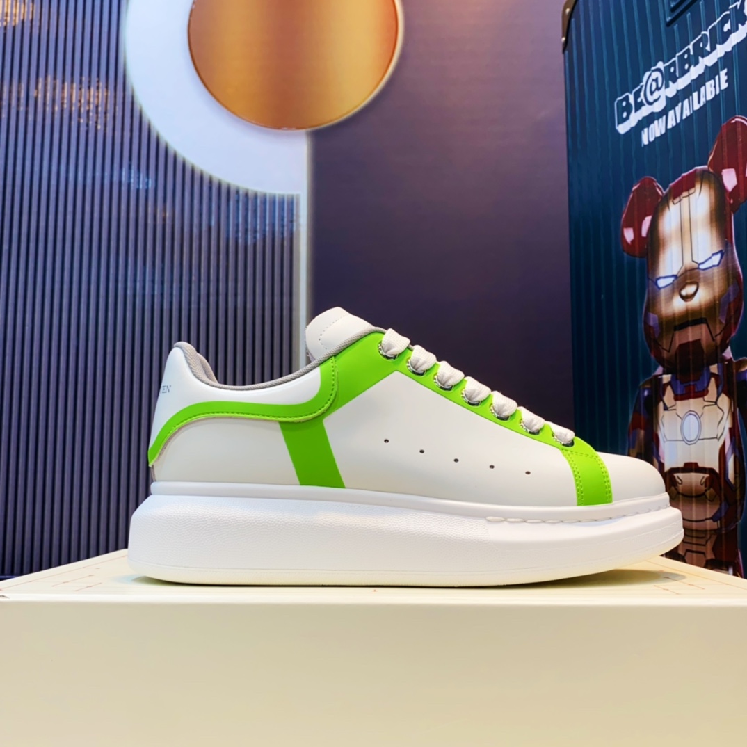 Alexander Mcqueen Oversized Sneaker 'White Green Ombre' - DopestKickz