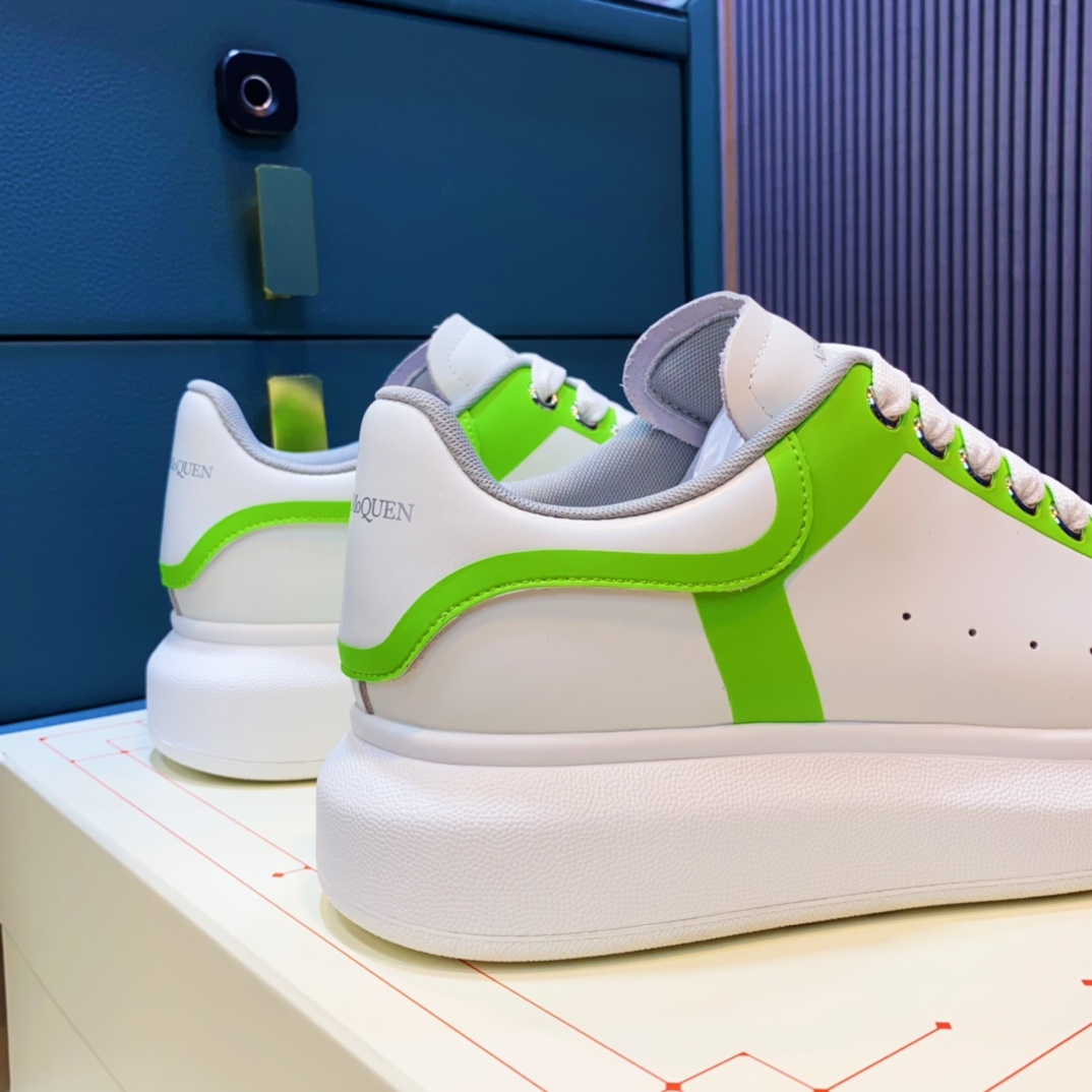 Alexander Mcqueen Oversized Sneaker 'White Green Ombre' - DopestKickz