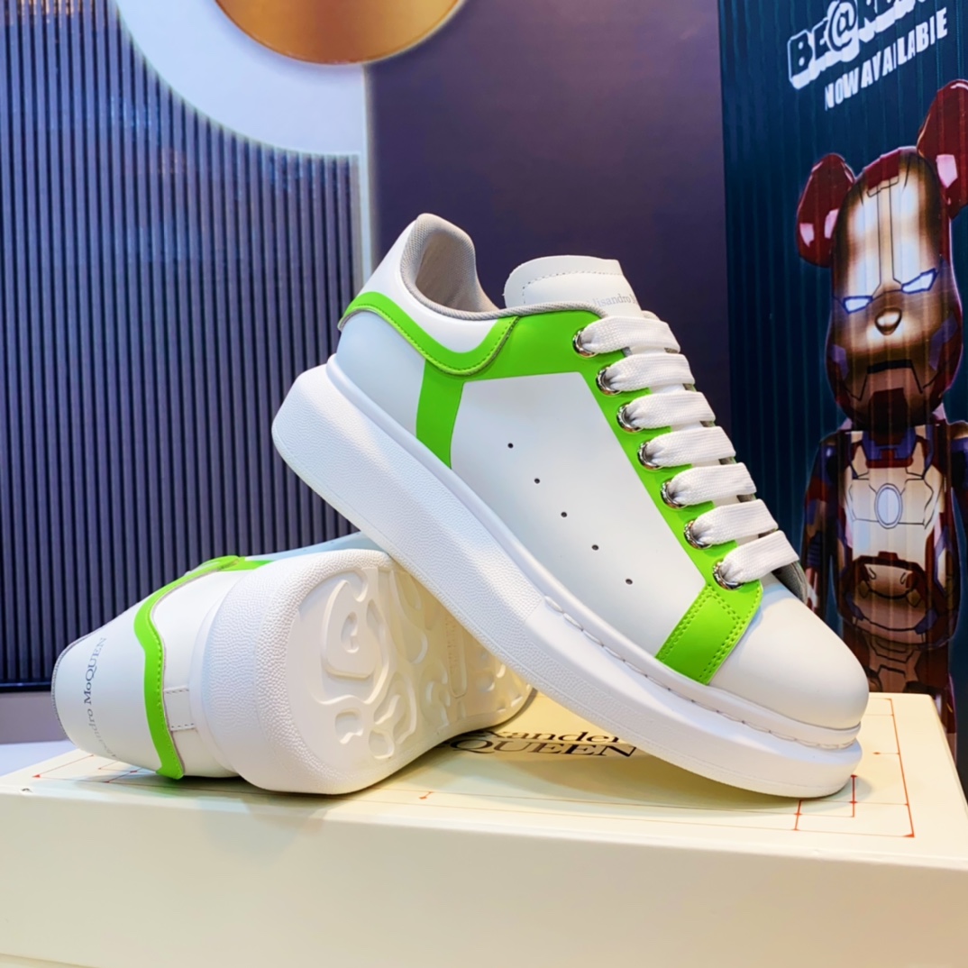 Alexander Mcqueen Oversized Sneaker 'White Green Ombre' - DopestKickz