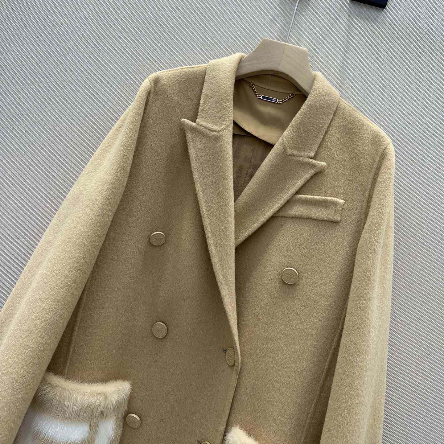Fendi Wool Coat - DopestKickz