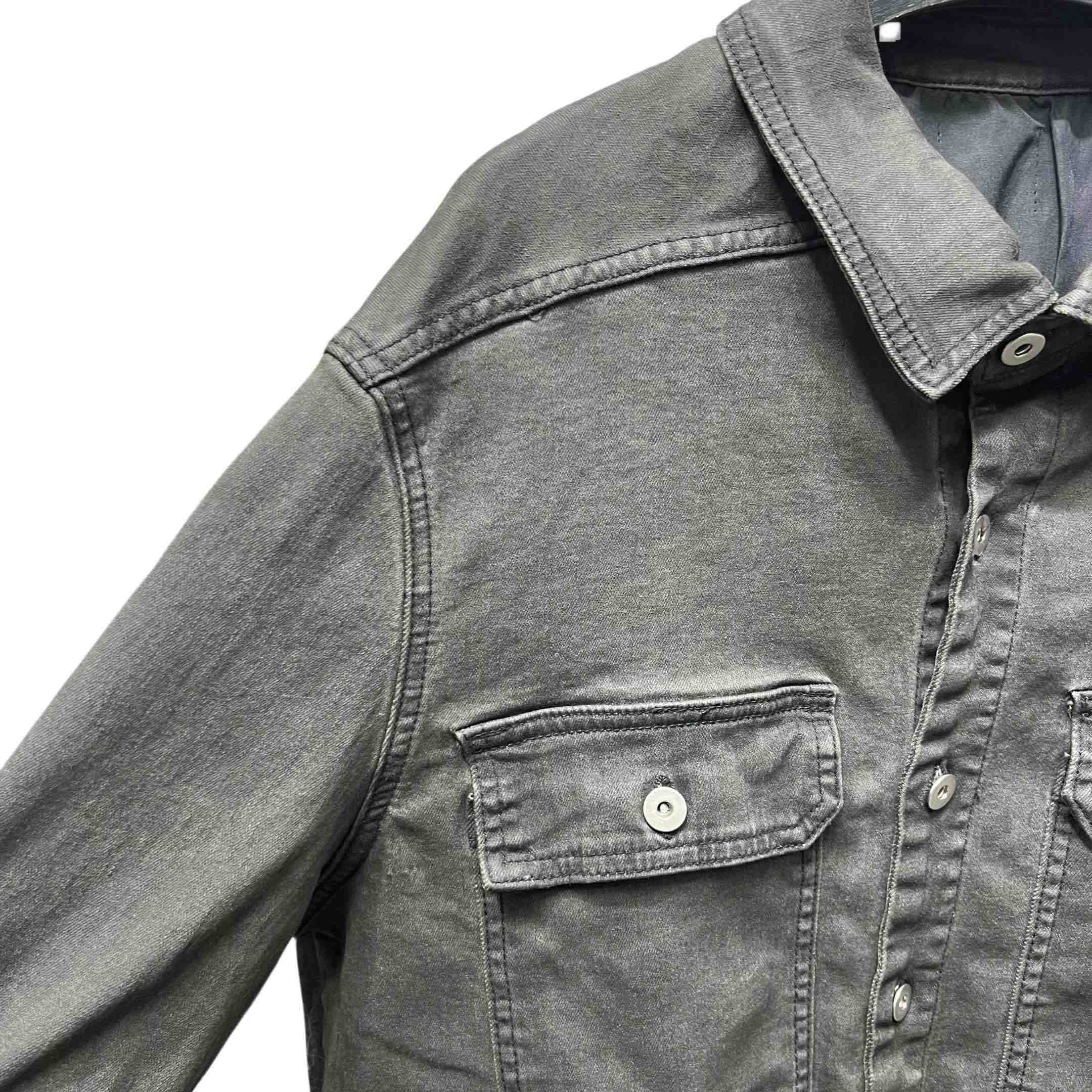 Rick Owens DRKSHDW Garment-dyed Shirt Jacket - DopestKickz