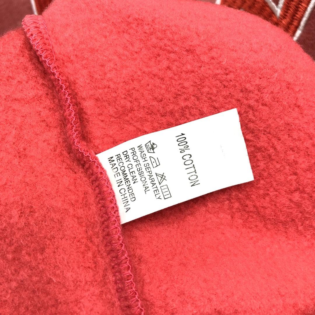 Amiri  Red 'Amiri' Vintage Oversized Hoodie - DopestKickz