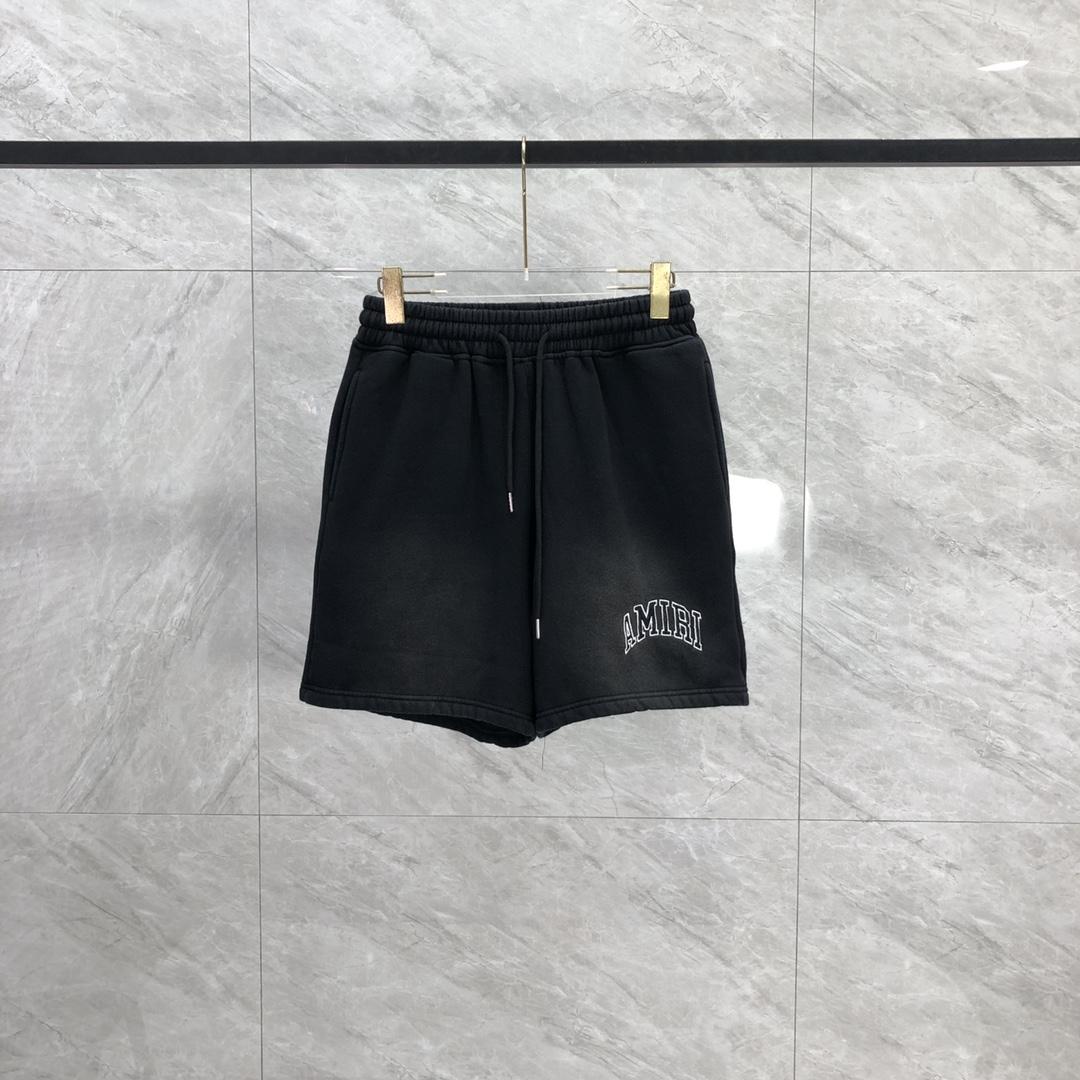 Amiri Logo-print Drawstring-waistband Shorts - DopestKickz