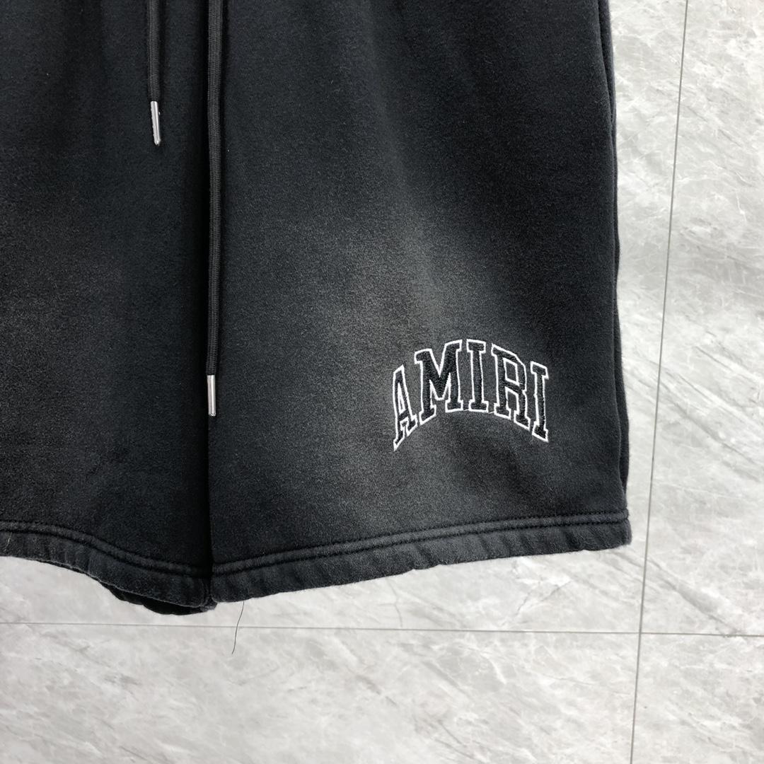 Amiri Logo-print Drawstring-waistband Shorts - DopestKickz
