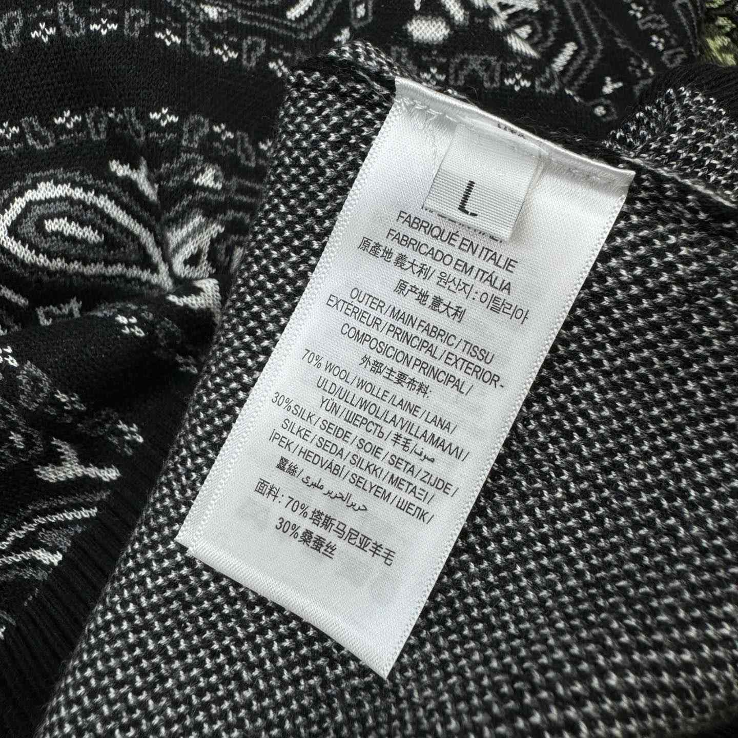 Amiri Bandana Knit Hoodie - DopestKickz