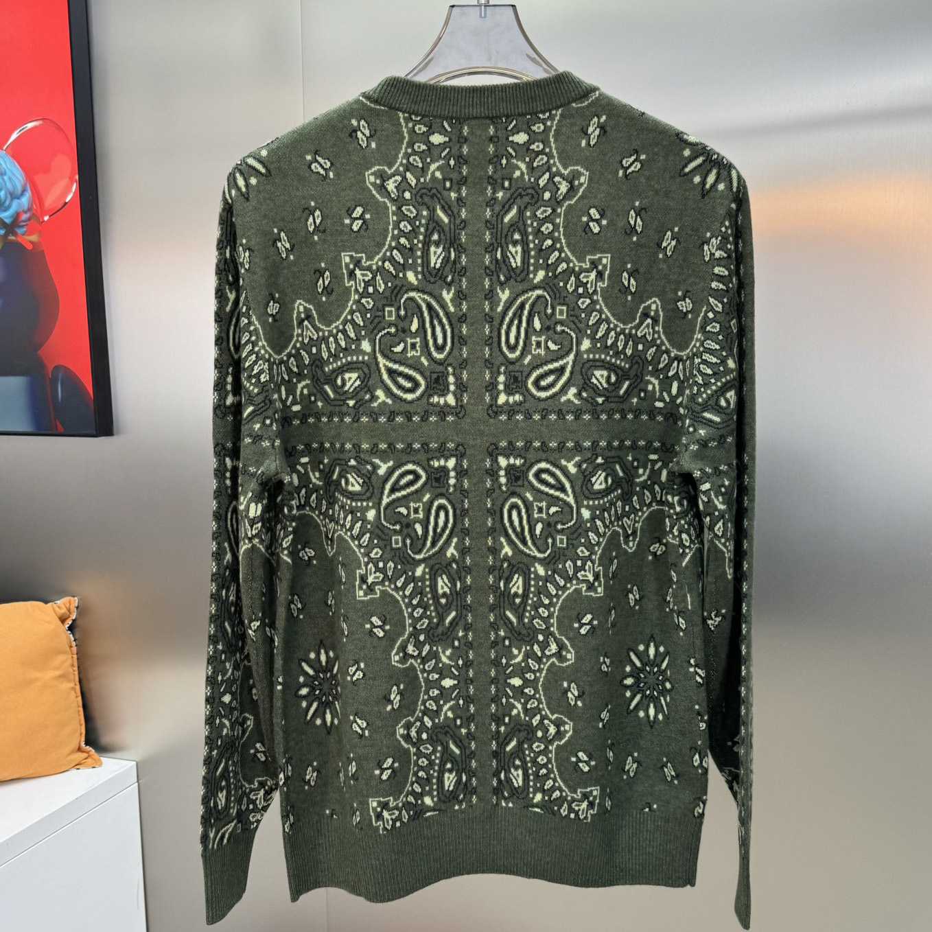 Amiri Bandana Knit Hoodie - DopestKickz