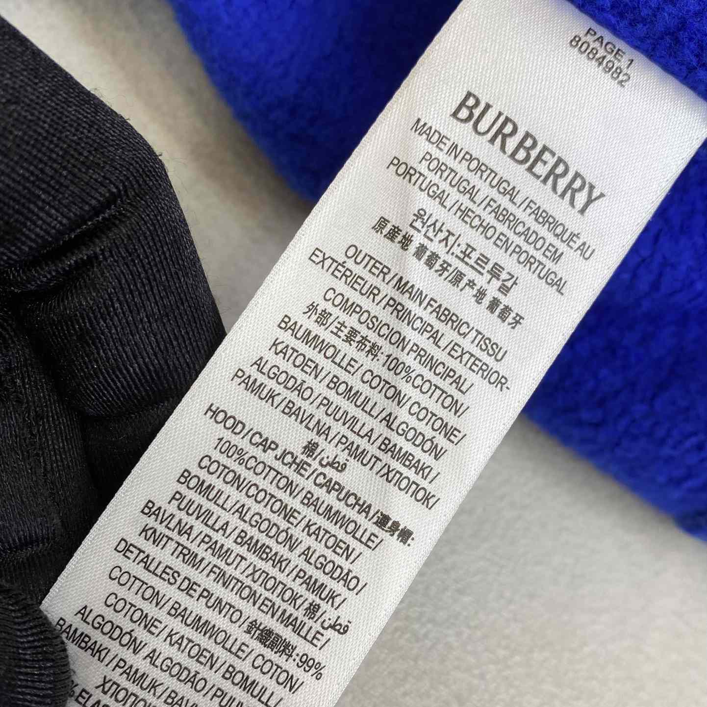 Burberry Cotton Zip Hoodie - DopestKickz