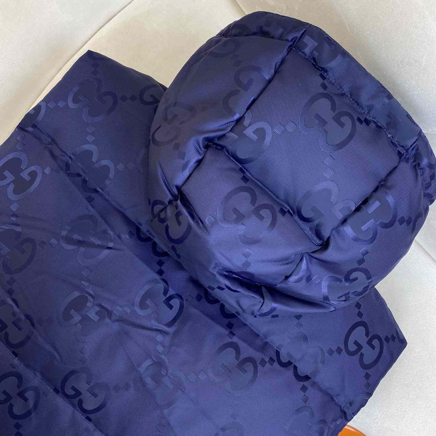 Gucci Jumbo GG Canvas Down Vest - DopestKickz