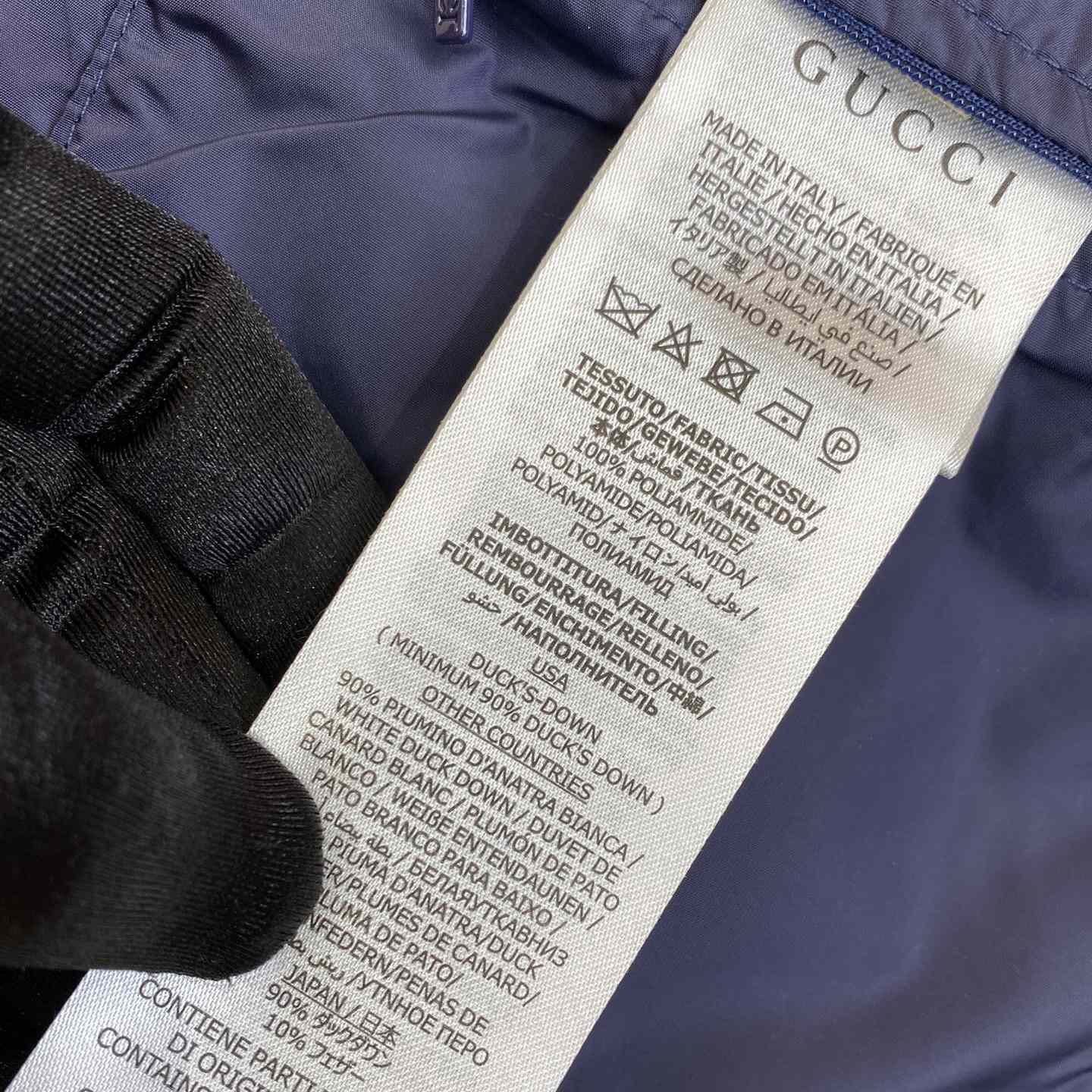 Gucci Jumbo GG Canvas Down Vest - DopestKickz