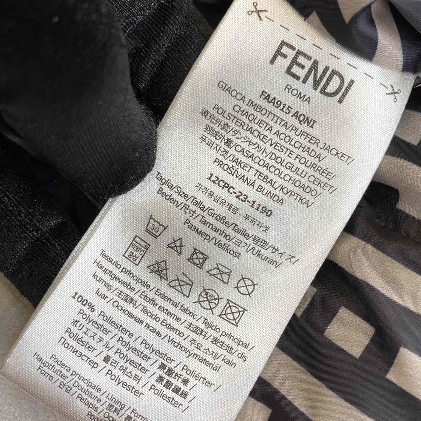 Fendi FF Stripe Reversible Padded Gilet - DopestKickz