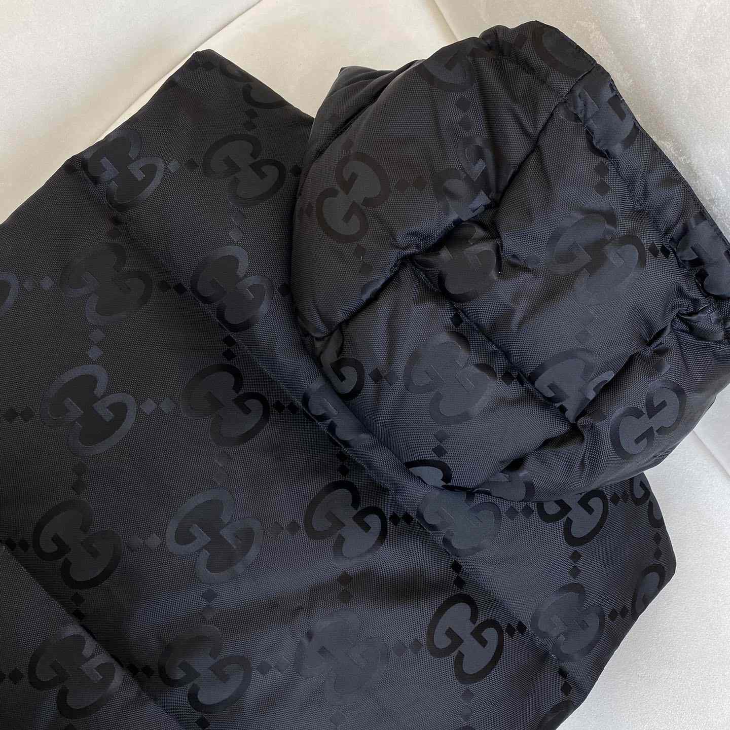 Gucci Jumbo GG Canvas Down Vest - DopestKickz