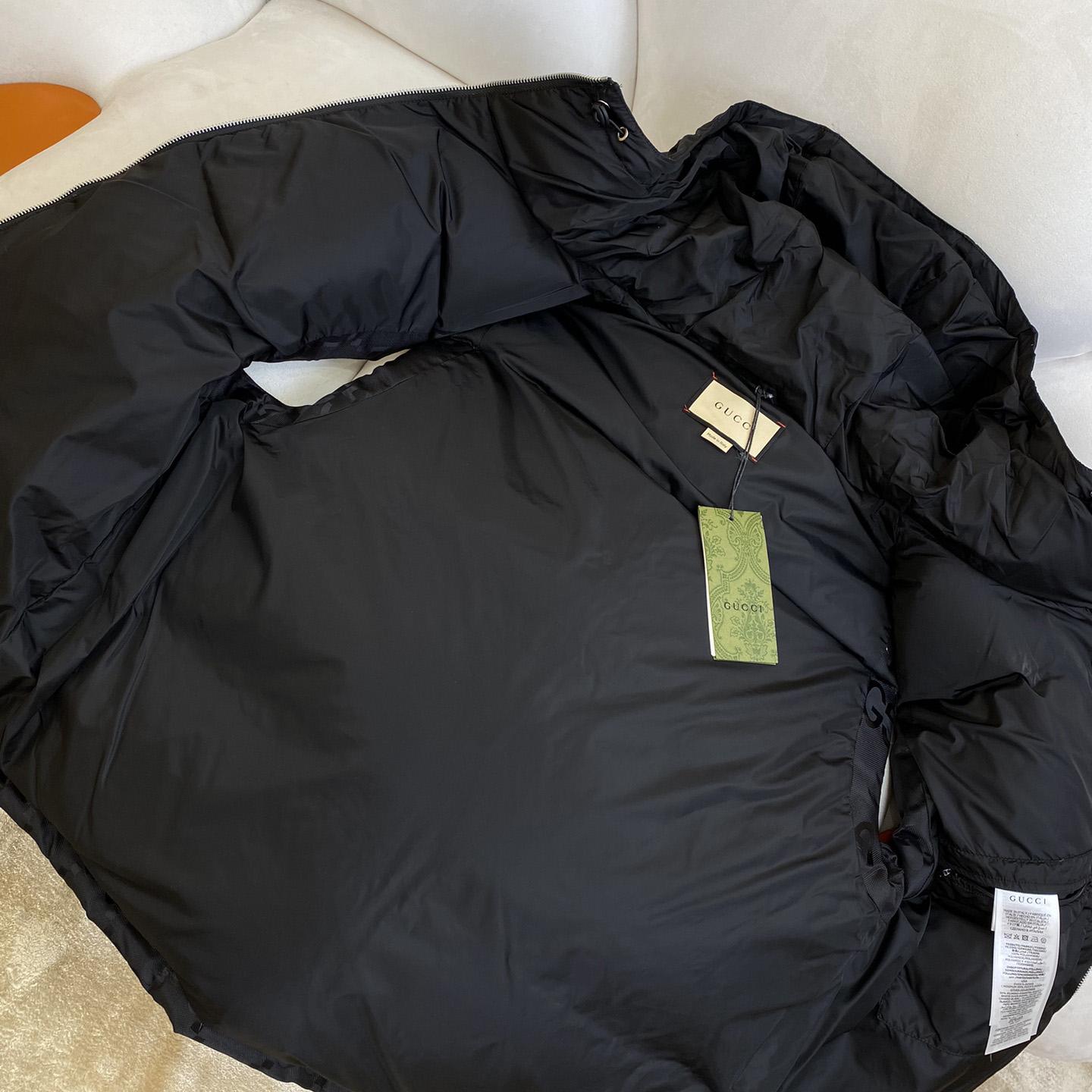Gucci Jumbo GG Canvas Down Vest - DopestKickz