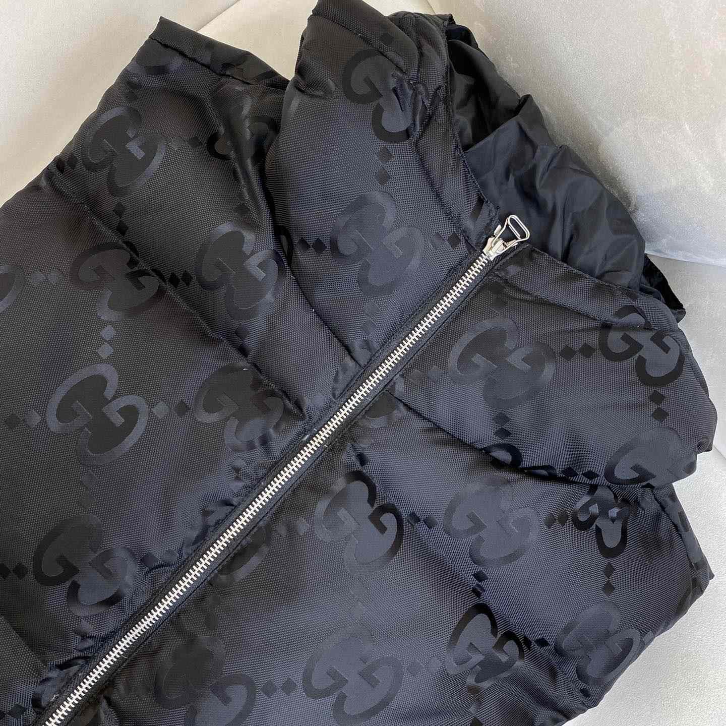 Gucci Jumbo GG Canvas Down Vest - DopestKickz