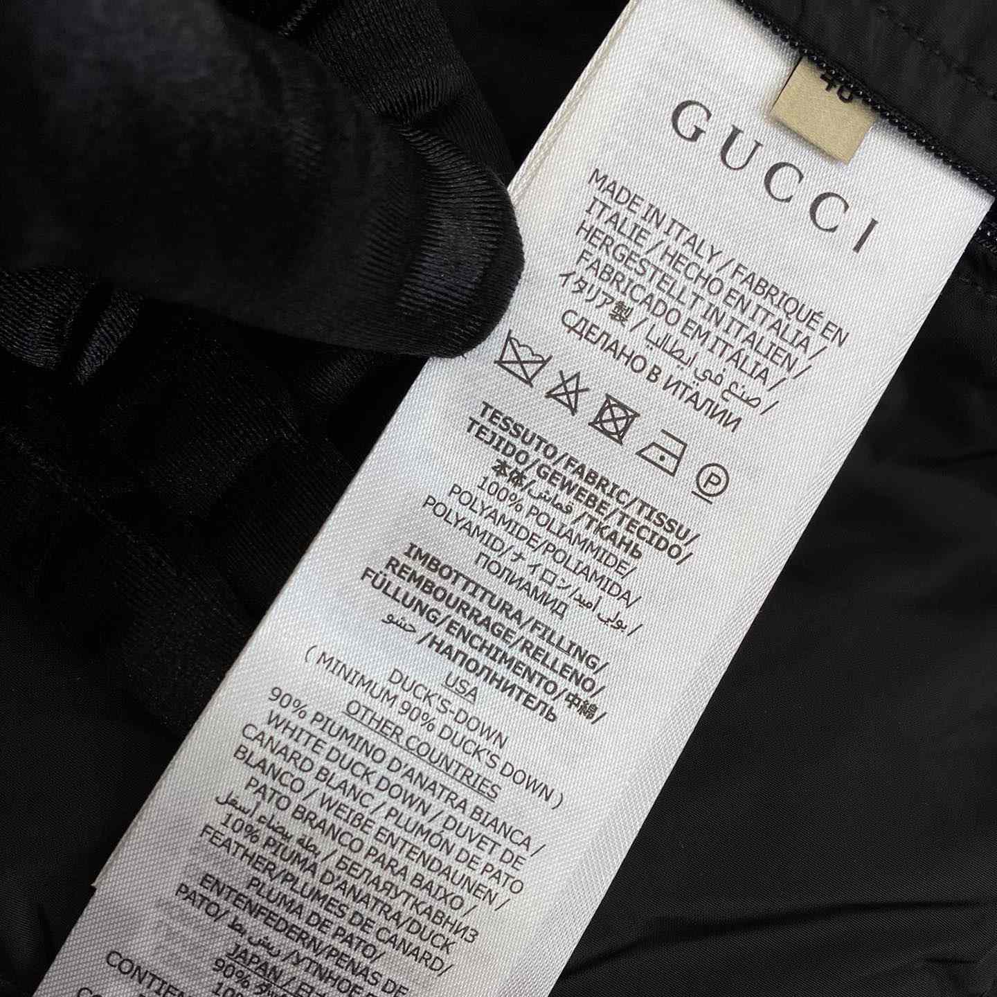 Gucci Jumbo GG Canvas Down Vest - DopestKickz