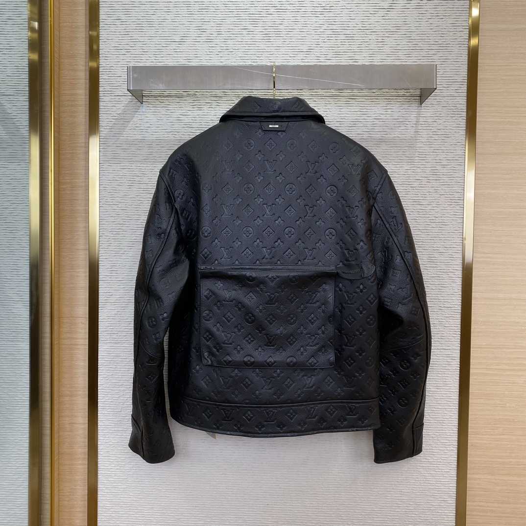 Louis Vuitton Monogram Embossed Utility Jacket    - DopestKickz