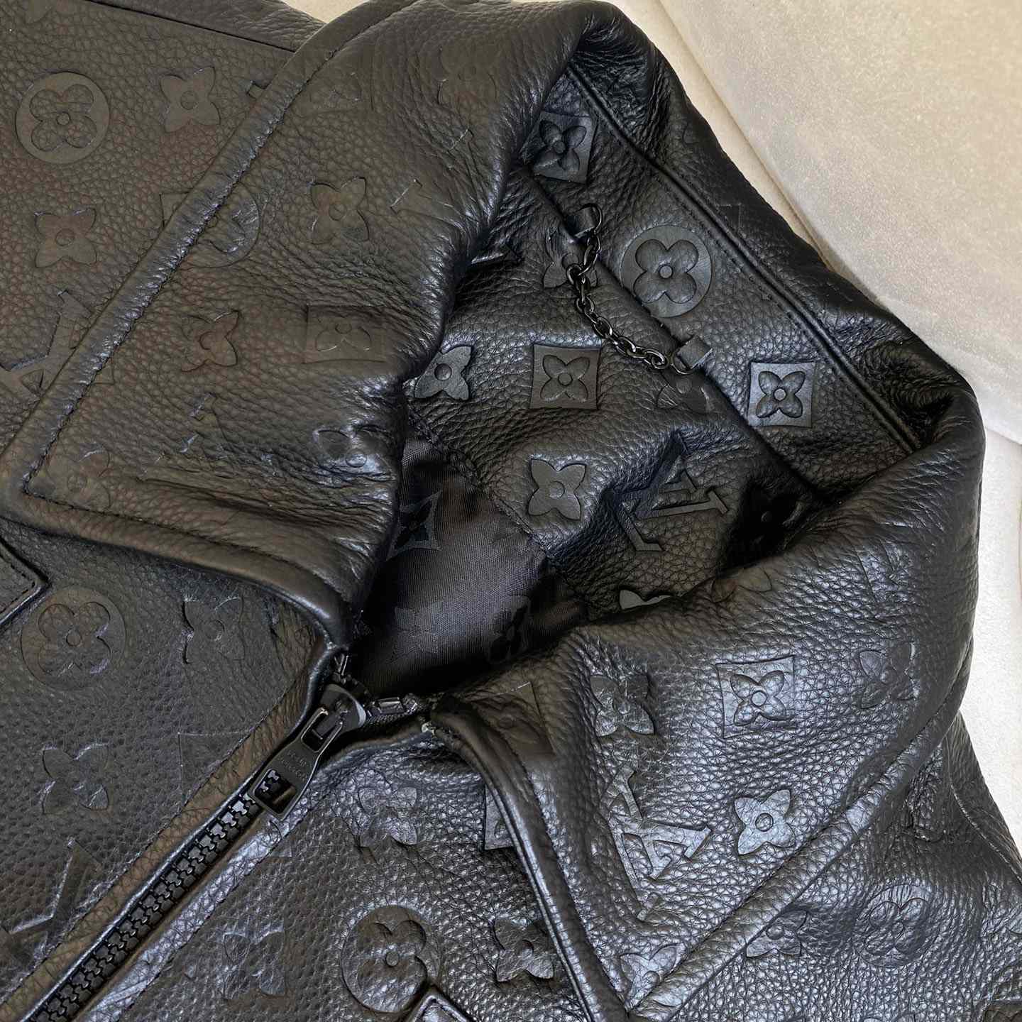 Louis Vuitton Monogram Embossed Utility Jacket    - DopestKickz