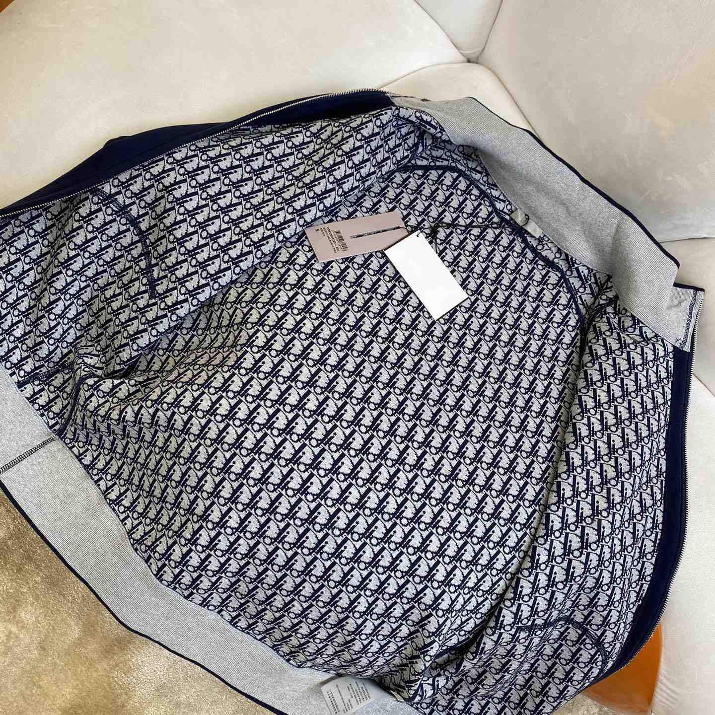 Dior Zip Up Sweatshirt - DopestKickz