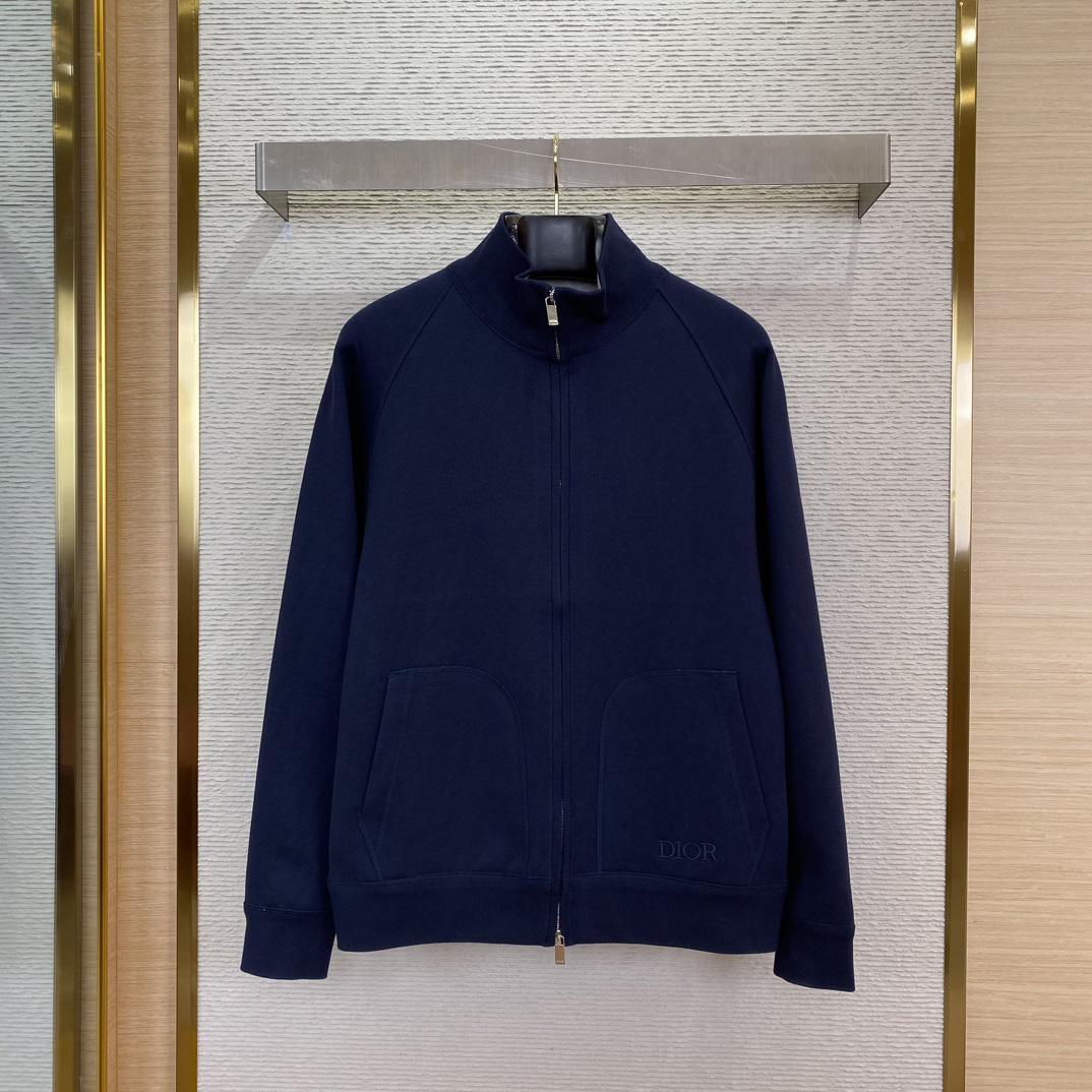 Dior Zip Up Sweatshirt - DopestKickz
