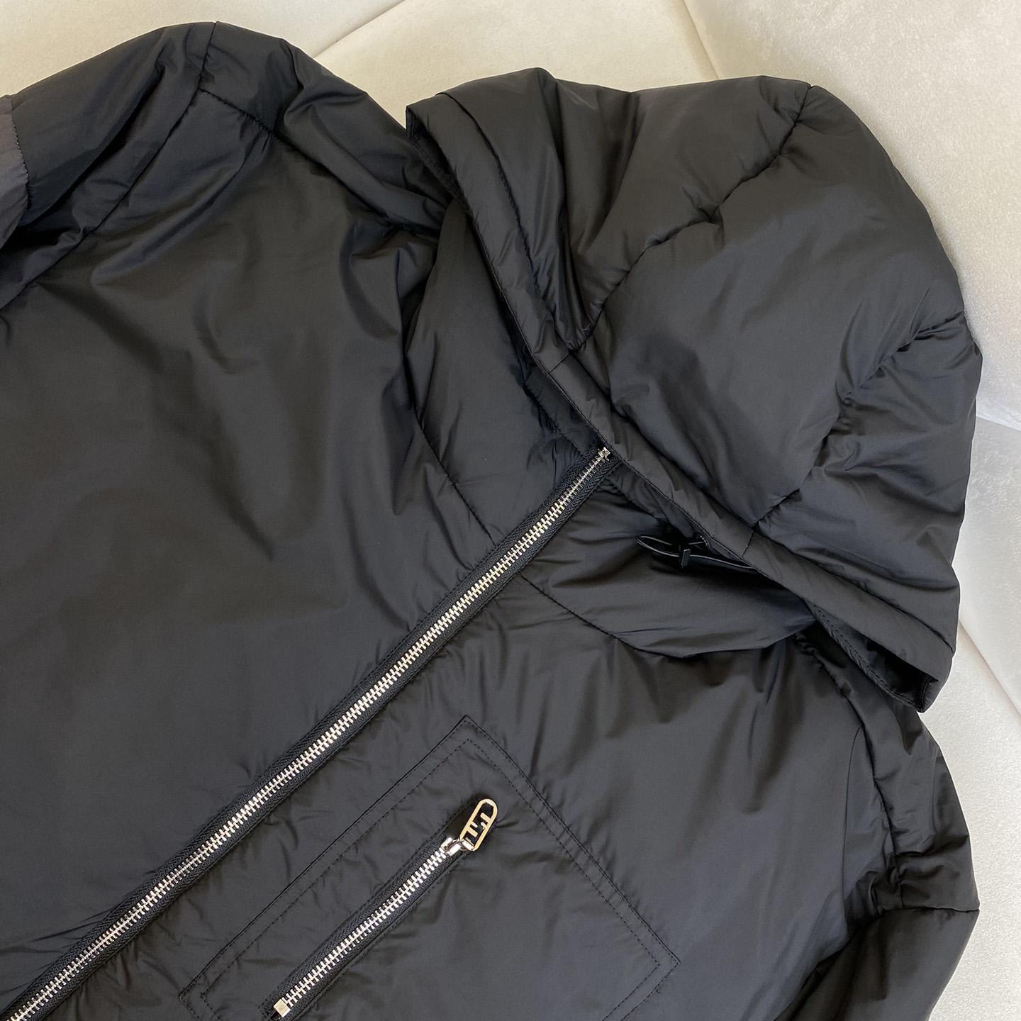 Fendi Windbreaker Black Nylon Windbreaker Jacket - DopestKickz